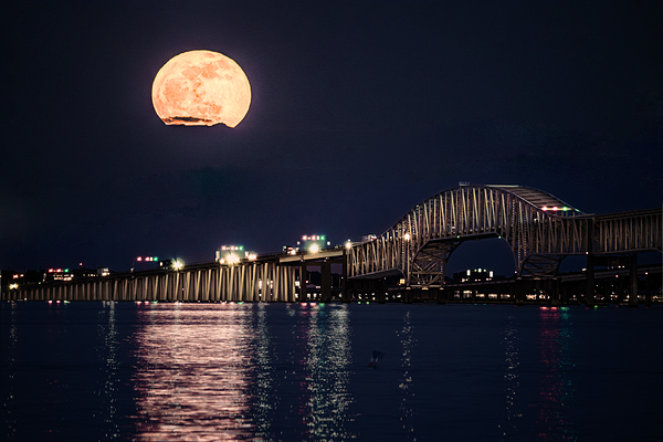 Moon Breaking Through