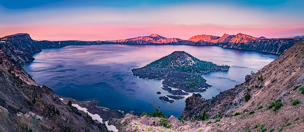 Crate Lake Sunrise