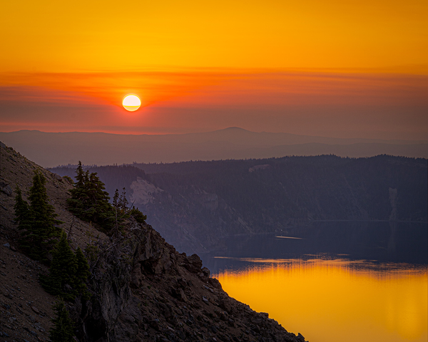 Crater Lake Sunrise  