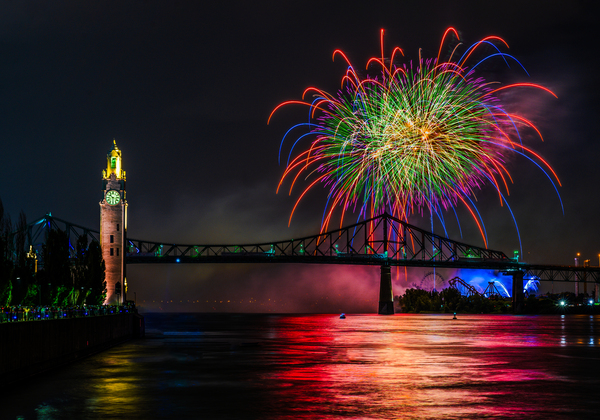 Fireworks Over Montréal  Print