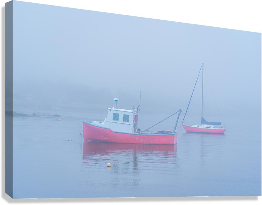 Harbor Fog Canvas Print