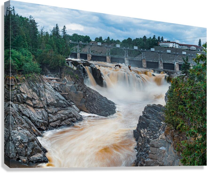 Zip over St John River Canvas Print