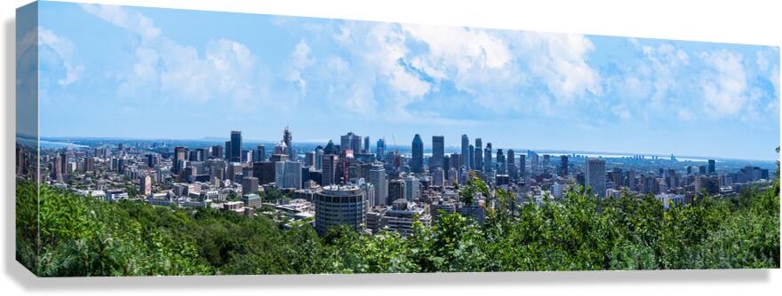 Montreal Panorama Canvas Print