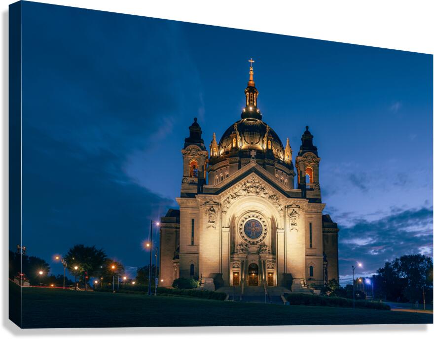St Paul Night Canvas Print