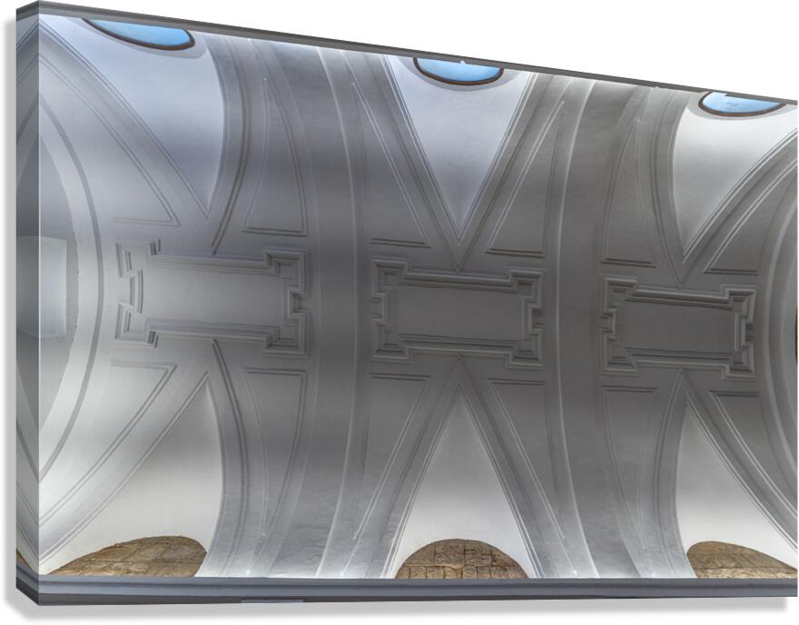 Vaulted Ceiling Geometry Canvas Print