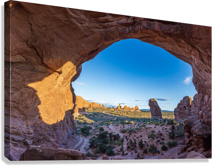 Sunset Man Canvas Print