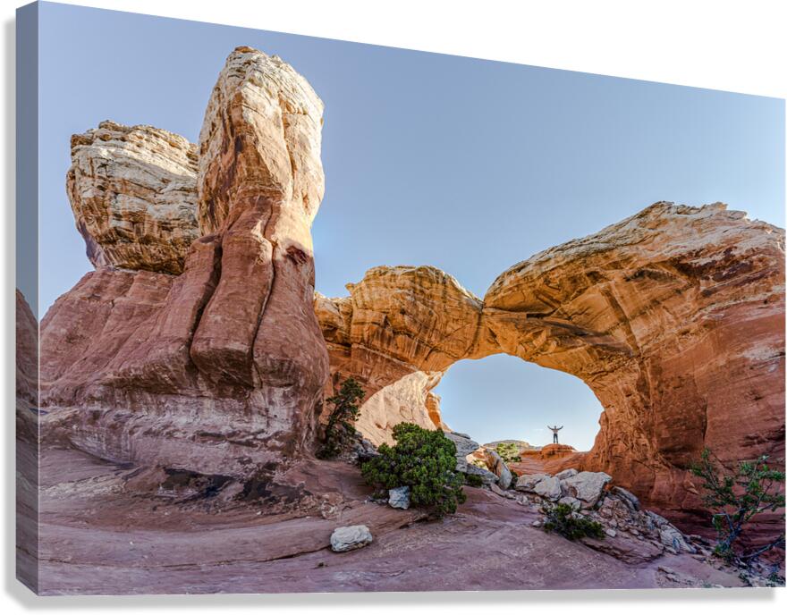 Broken Arch Morning  Canvas Print
