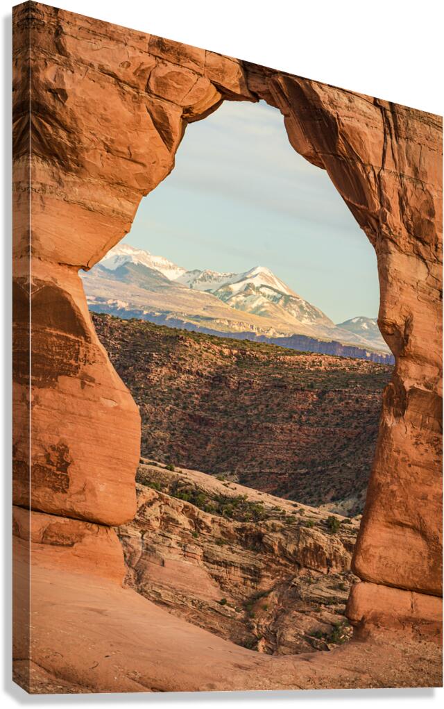Through Delicate Arch Canvas Print