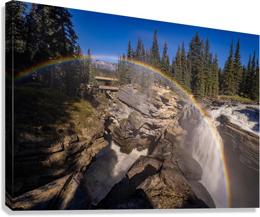Athabasca Rainbow Canvas Print