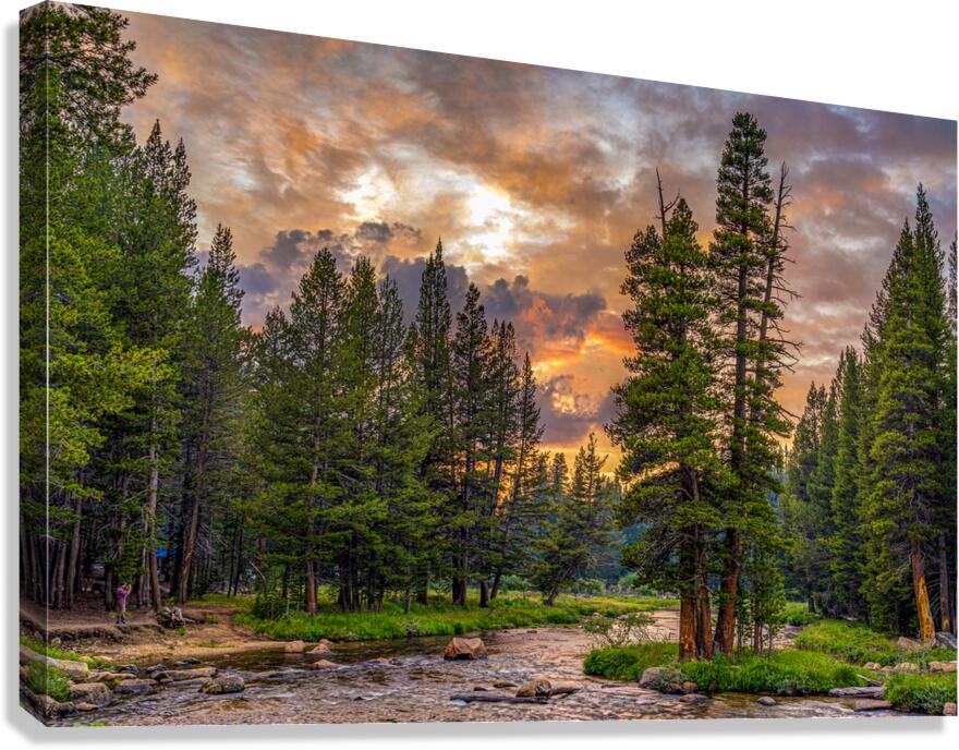 Tuolumne Meadows Sunset Canvas Print