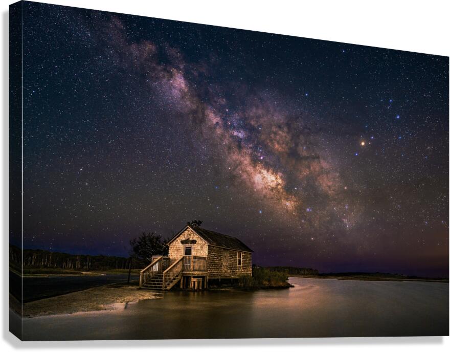 Milky Way Over Assateague Canvas Print