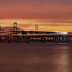 Red Chesapeake Bay Sunrise