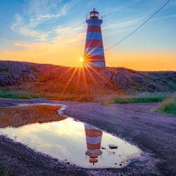 Brier Island Lighthouse Sunrise