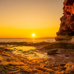 Burntcoat Head Sunset