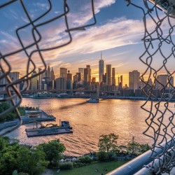 Manhatten Sunset from Manhatten Bridge