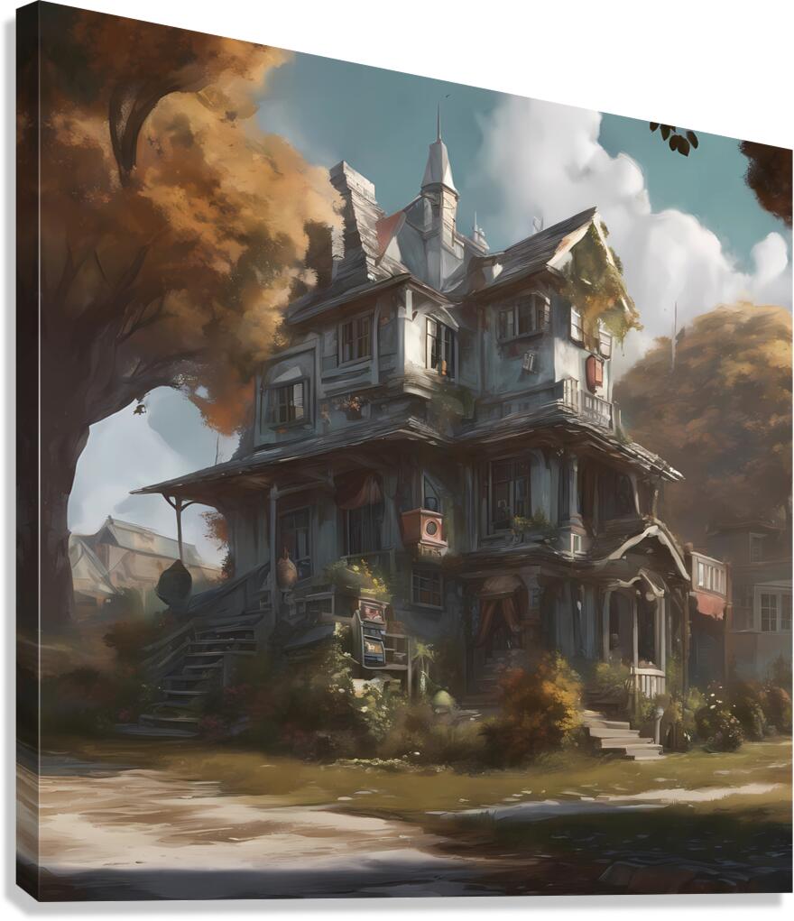 A Beautiful Housel Canvas Print