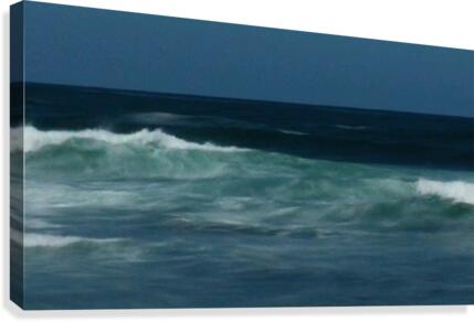 Abstract Waves In Motion Canvas Print