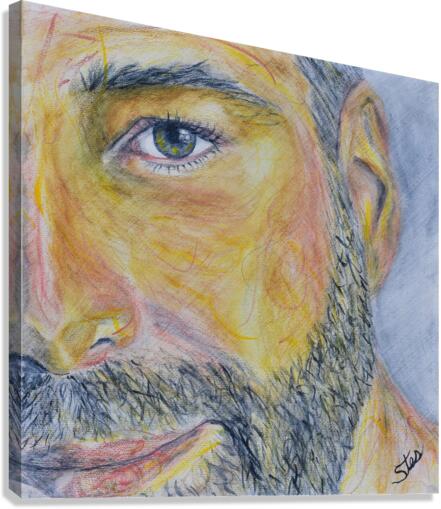 Homme rose Canvas Print