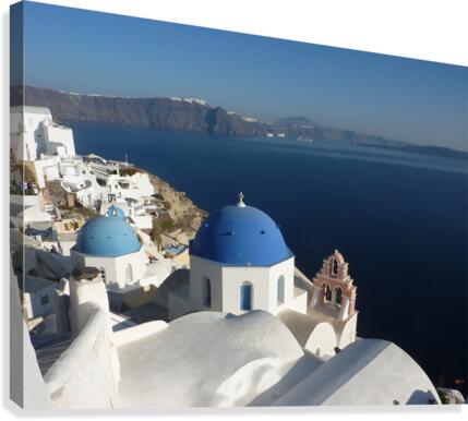 oia Canvas Print