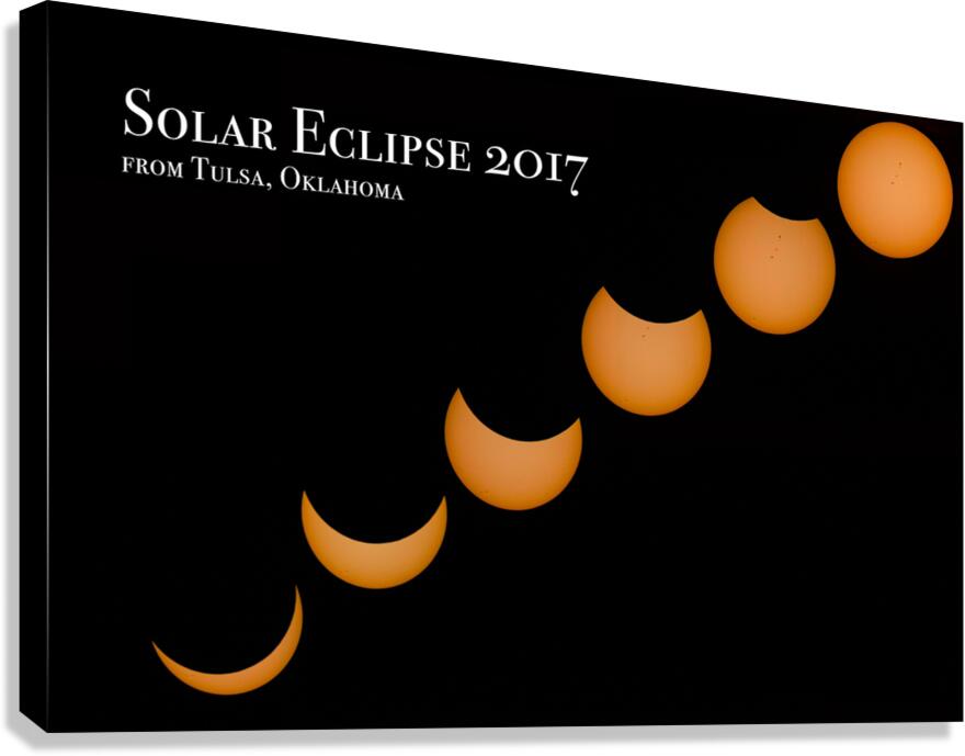 Eclipse Sequence Canvas Print