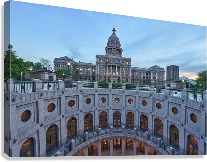 Texas Capitol Canvas Print
