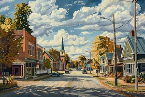 Autumn Main Street B234ZK 67