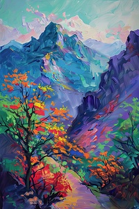 Autumn Mountain Glow 9H2NJP 57