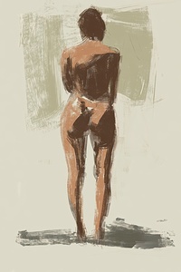 Contemplative Figure 92HNPZ 58