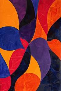 Abstract Dance 7892B4 45 Print