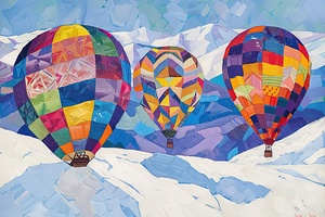 Aloft Over Snow Peaks H2N9P4 47