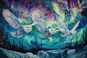 Arctic Owl Flight Y92H7N 55