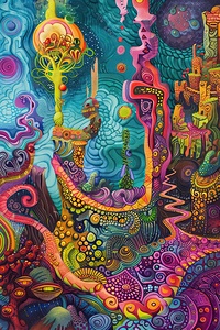 Cosmic Garden Kaleidoscope 7892H 45