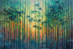 Bamboo Grove Sunrise H3N5P2 55