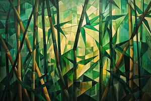 Bamboo Grove Tessellation H2N9P2 57