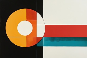 Circular Intersections 78HNPZ 61 Print