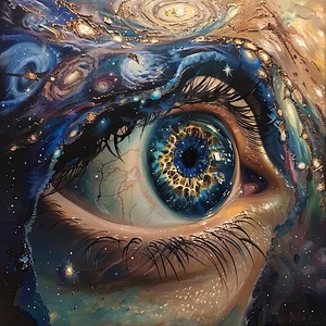 Cosmic Eye Galaxy 92HJ5Z 58