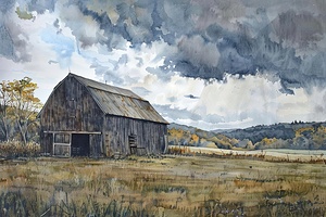 Autumn Barn Study G54H9N 45