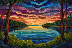 Chromatic Ripples H92PNZ 50