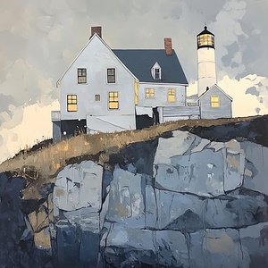 Coastal Beacon At Dusk 5H2N9Z 57