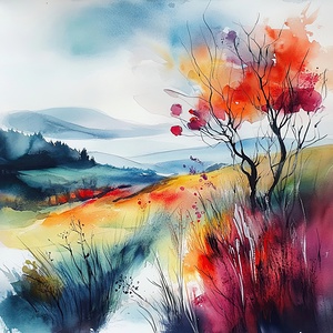 Autumn Whispers Across Hills Z92HJ3 55