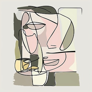 Abstract Face Y29H7N 47