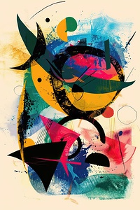 Abstract Expression 7H29NP 48