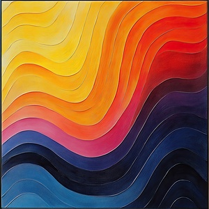 Chromatic Waves 79HBNJ 63 Print