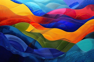 Chromatic Currents 7P3H2N 58 Print