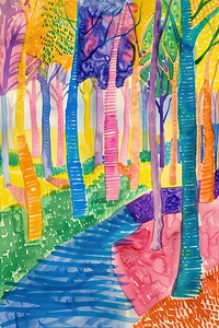 Chromatic Woodland Path H92D3N 55