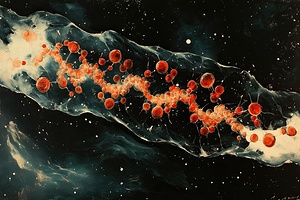 Cosmic Cellular Drift 7P3H2N 60