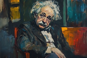Contemplation Einstein N92H3J 52