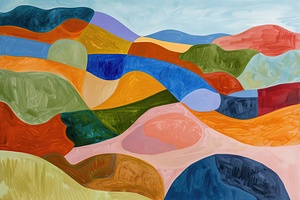 Abstract Hills 7294BC 45