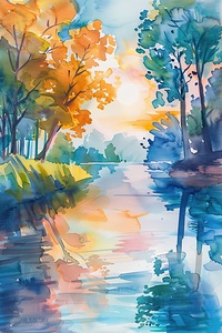 Autumn River Glow H2N3P9 50