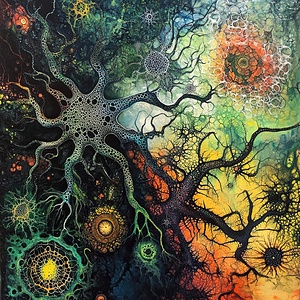 Cosmic Web of Life H2N9P2 57